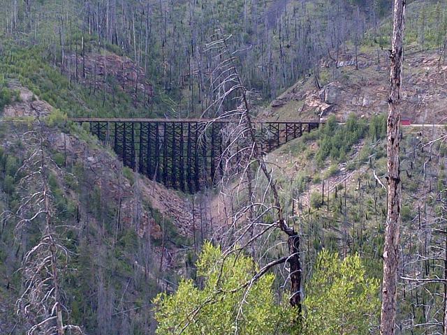 Still across the canyon...getting closer